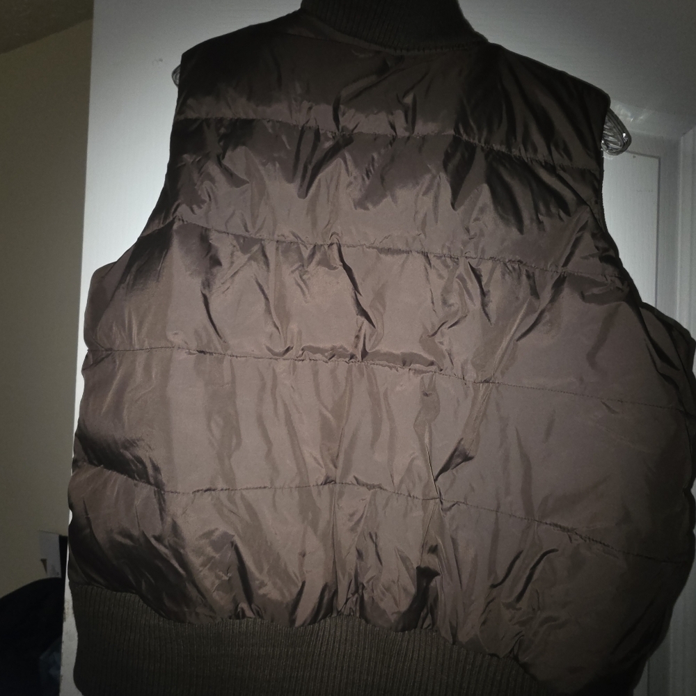 Old Navy Brown Puffer Vest